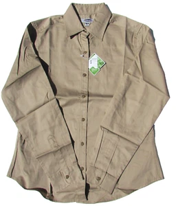 Edwards Women's Brown Teflon Shield+ Poplin Uniform Shirt Style 5750 Size:XS NWT - Picture 1 of 8