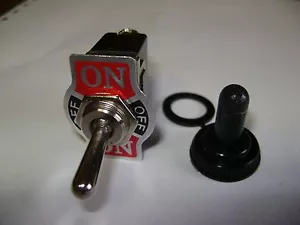 Interruptor de palanca de terminal SPST 3 de alta resistencia con arranque impermeable 20A 125V DR72 - Imagen 1 de 2