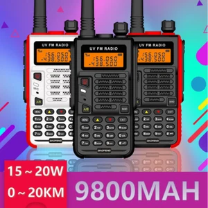 BAOFENG X5 PLUS 20W DUAL BAND VHF/UHF WALKIE TALKIE LONG RANGE TWO WAY HAM RADIO - Picture 1 of 63