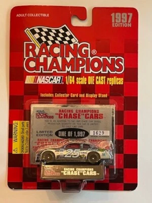 1997 Ricky Craven #25 Bud Louie Lizard - Bonus Chrome "CHASE" CARS car R.C. 1/64 - Image 1 of 4
