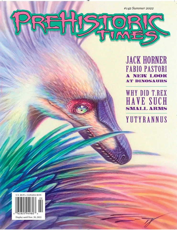 #132 Issue Prehistoric Times Dinosaur Magazine PT Winter 2020