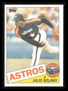 Julio Solano 1985 Topps #353  Houston Astros Rookie