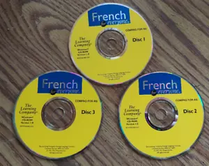 French For Everyone The Learning Company 3 Disc Set CD-ROM DISC ONLY - Picture 1 of 1