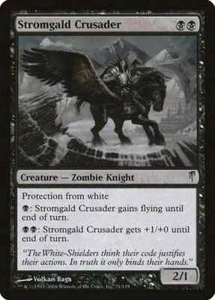 STROMGALD CRUSADER Coldsnap MTG Black Creature � Zombie Knight Unc - Picture 1 of 1