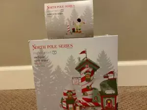 Department 56 North Pole Candy Striper AND Puttin' on the Stripes FREE SHIPPING - Picture 1 of 2