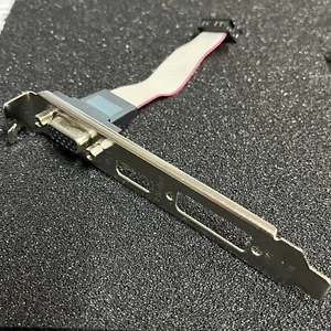 Soporte para tarjeta de video de altura completa con cable VGA DSUB de 12 pines (cabecera VGA de 2,54 mm) - Imagen 1 de 4
