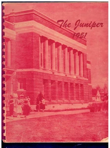 1951 Redmond High School Yearbook, Juniper, Redmond, Oregon - Picture 1 of 6