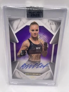 Valentina Shevchenko 2020 Striking Signatures auto 43/99 purple ufc-449 - Picture 1 of 2