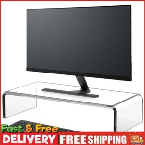 Acrylic Monitor Stand Computer Stand Desk Clear Computer Monitor Stand - Afbeelding 1 van 12