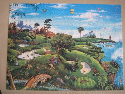 Винтаж 1994 Мир Гольфа 550 шт. Пазл, Карикатурист Гэри Паттерсон  - Изображение 1 из 4