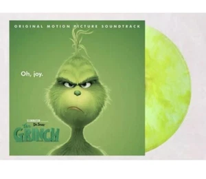 NEW THE GRINCH; Dr. Seuss, OST, Limited UO Coke Bottle Clear Yellow Swirl Vinyl - Picture 1 of 4
