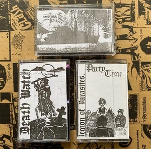The Legion Of Parasites - 3 cassettes: Death Watch, Party Time, Another Disaster - Picture 1 of 3
