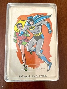 Vintage Whitman, Batman Card Game, 1966, Complete Set In Case-NO TITLE CARD