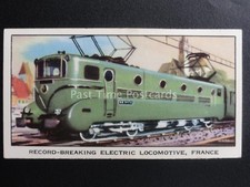 No.2 FRANCE RECORD ELEC The Story of Locomotive (NO Series 2) Kellogg Ltd 1963
