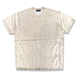 Givenchy Metallic Gold Shoulder Zip T-Shirt | Size M Oversized Fit SS10 - Bild 1 von 4