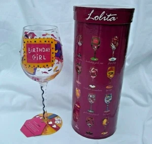 Lolita 'BIRTHDAY GIRL' 15 OZ. Weinglas - Bild 1 von 3