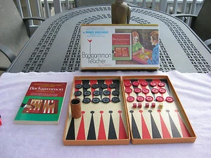 Vintage 1974 Cardinal 4th Printing Backgammon Teacher Game. No. 131. - Picture 1 of 11