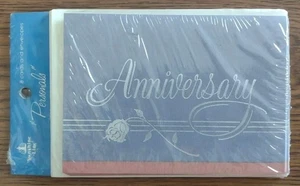 8 TARJETAS DE INVITACIÓN DE FIESTA DE ANIVERSARIO VINTAGE CON ESCRITURA por Warner Press - Imagen 1 de 2