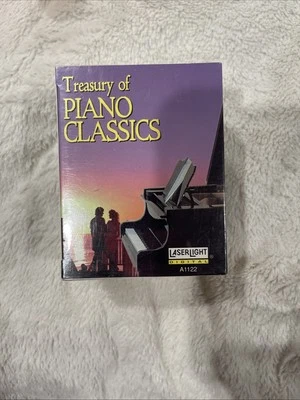 Treasury of Piano Classics Laserlight A1122 5 Cassette Tapes Boxset SEALED NEW - Image 1 of 4