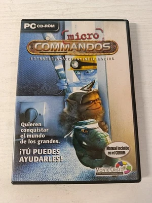 Micro Commandos Monte Cristo Strategy - Juego Para PC CD-ROM Voces Español VG - Image 1 of 4