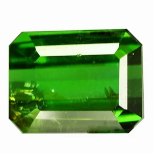 1.48 Ct Marvelous Octagan 7.1 x 5.5 MM Green Mozambique Natural Tourmaline - Picture 1 of 4