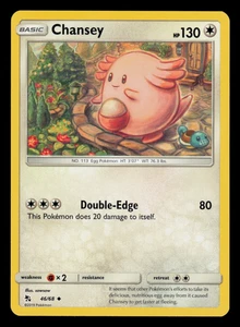 NM - Pokemon Chansey 46/68 Hidden Fates Uncommon - Picture 1 of 2