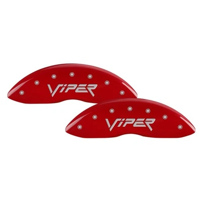For Dodge Viper 01-02 Gloss Red Caliper Covers w Viper Engraving Full Kit, 4 pcs Foto 1 de 2
