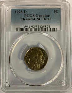 1928 D Buffalo Nickel 5C PCGS Unc Details 54125894 - Picture 1 of 2