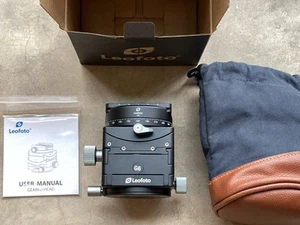 Leofoto G6 Geared Tripod Head w/ Plate - Picture 1 of 7