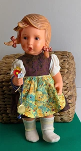 Vintage Goebel Hummel Gretel Vinyl Mädchen Puppe 11" Germany markiert 1700 Serie - Bild 1 von 10