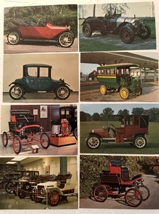 Juego de 8 postales antiguas de autos Crawford Museum Cleveland Ohio de colección - Imagen 1 de 9