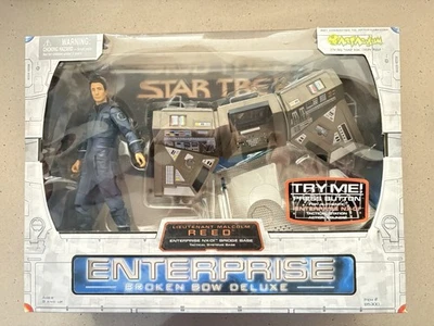 Star Trek Enterprise Teniente Malcolm Reed Arco Roto De Lujo Figura Arte Asilo Sellado Foto 1 de 2