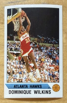Pegatina de baloncesto Panini 1990-91 #117 Dominique Wilkins Atlanta Hawks casi nueva-como nueva Foto 1 de 3