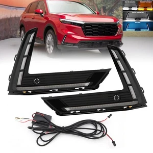 Luz de circulación diurna delantera LED con lámpara de intermitente para Honda CR-V CRV 2023 2024 - Imagen 1 de 20