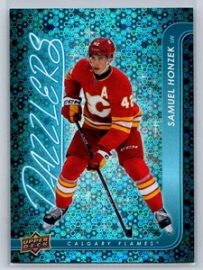 2024-25 Upper Deck Dazzlers Blue Samuel Honzek RC Calgary Flames #DZ-130 - Bild 1 von 2