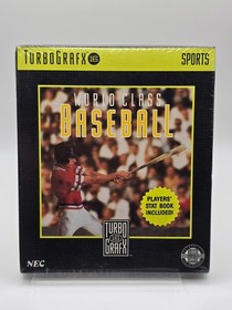 World Class Baseball (TurboGrafx-16, 1989) Authentic Brand New Sealed
