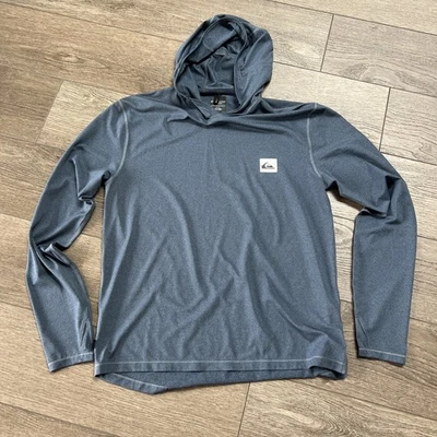 Мужская рубашка с капюшоном Quiksilver Rash Guard размер Med - Изображение 1 из 4