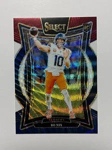 2024 Panini Select Bo Nix Rookie Tri-Color Prizm /299 #30 Broncos RC - Bild 1 von 2