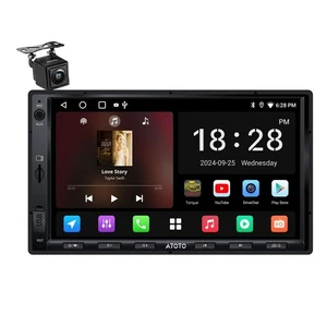 A5L 7 pulgadas Android Doble DIN Coche Estéreo, Inalámbrico CarPlay y Android Auto, Wi-... - Imagen 1 de 9