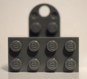 Lego 2x Gris Azulado Oscuro Imán 2 x 4 con Placa Redonda - Imagen 1 de 1