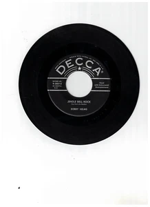 Bobby Helms CHRISTMAS 45 (Decca 930513) Jingle Bell Rock/Captain Santa Claus - Picture 1 of 2