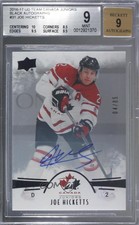2016 Upper Deck Team Canada Juniors Men's Black /5 Joe Hicketts BGS 9 MINT Auto