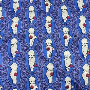 LC1880 Kewpie Blue Woven Cotton - Picture 1 of 1