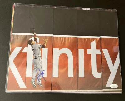 Mike Trout Signed 11x14 Photo With JSA - Image 1 of 3