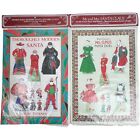 Tom Tierney Thoroughly Modern Santa Mrs. Claus Uncut Paper Dolls Vintage 80s USA