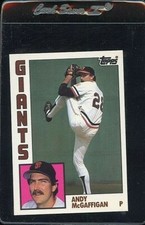 1984 TOPPS TIFFANY #31 ANDY MCGAFFIGAN ROOKIE RC SAN FRANCISCO GIANTS 