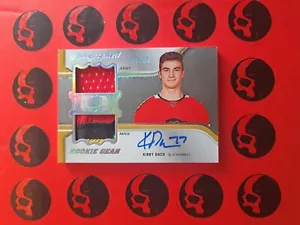 2019-20 Kirby Dach The Cup /24 Rookie Gear Patch Auto 02/24 #ARG-KD Jersey RC - Picture 1 of 2