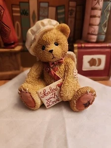 Cherished Teddies Figurine Boy Bear Angel 869074 Sealed With Love Enesco 1994 - Picture 1 of 6