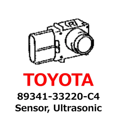 【NUEVO】 Sensor Toyota Genuino Lexus ES300h IS300 IS350, Ultrasónico 89341-33220-C4 Foto 1 de 2