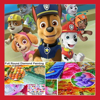 LOISIRS CRÉATIF BRODERIE PEINTURE 3D DIAMANT KIT TOILE PAT PATROUILLE PAW PATROL - Photo 1/4